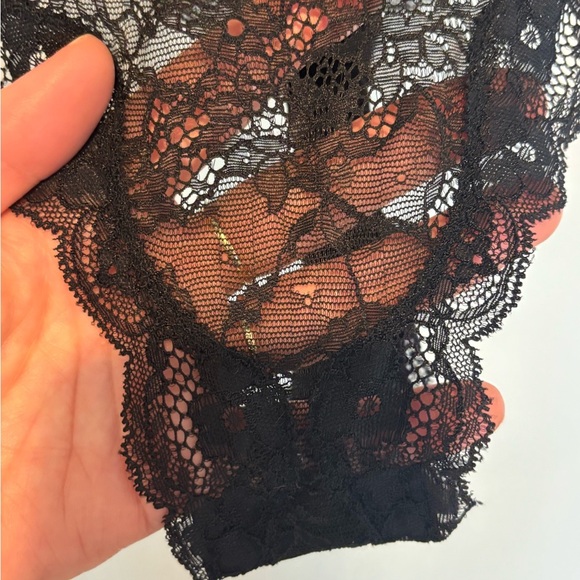 Victoria's Secret Black Lace Chemise 36 D - Picture 3 of 7